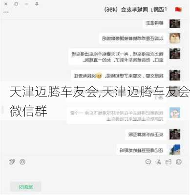 天津迈腾车友会,天津迈腾车友会微信群