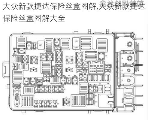 大众新款捷达保险丝盒图解,大众新款捷达保险丝盒图解大全