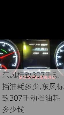 东风标致307手动挡油耗多少,东风标致307手动挡油耗多少钱