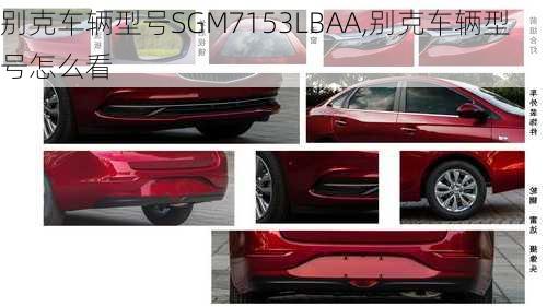 别克车辆型号SGM7153LBAA,别克车辆型号怎么看