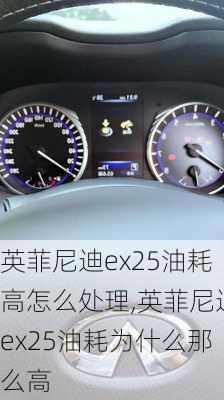 英菲尼迪ex25油耗高怎么处理,英菲尼迪ex25油耗为什么那么高