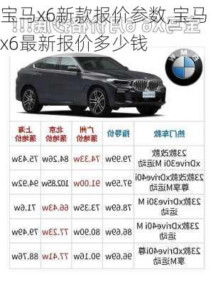 宝马x6新款报价参数,宝马x6最新报价多少钱