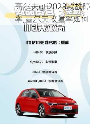 高尔夫gti2023款故障率,高尔夫故障率如何