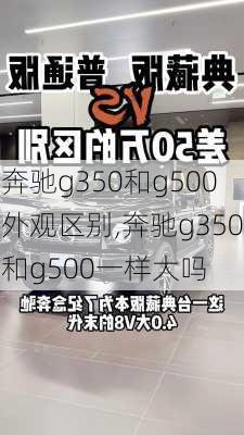 奔驰g350和g500外观区别,奔驰g350和g500一样大吗