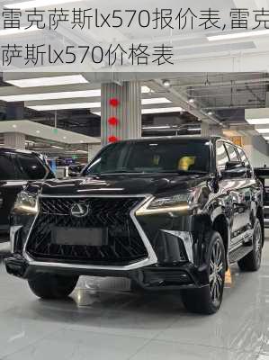 雷克萨斯lx570报价表,雷克萨斯lx570价格表