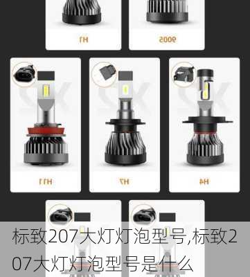 标致207大灯灯泡型号,标致207大灯灯泡型号是什么