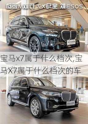 宝马x7属于什么档次,宝马X7属于什么档次的车