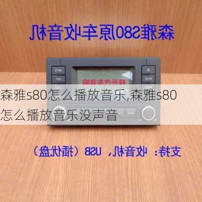 森雅s80怎么播放音乐,森雅s80怎么播放音乐没声音