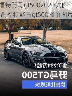 福特野马gt5002020款价格,福特野马gt500报价图片