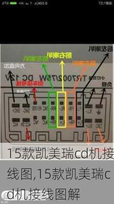 15款凯美瑞cd机接线图,15款凯美瑞cd机接线图解