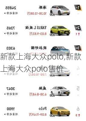 新款上海大众polo,新款上海大众polo售价