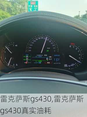 雷克萨斯gs430,雷克萨斯gs430真实油耗