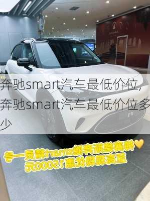 奔驰smart汽车最低价位,奔驰smart汽车最低价位多少