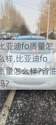 比亚迪fo质量怎么样,比亚迪fo质量怎么样?省油吗?