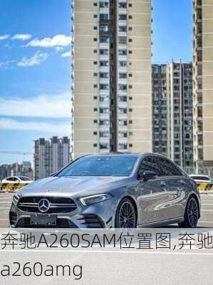 奔驰A260SAM位置图,奔驰a260amg