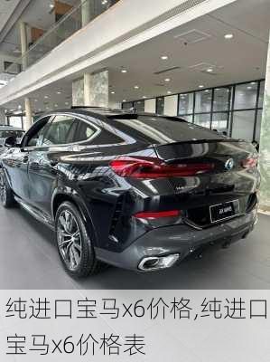 纯进口宝马x6价格,纯进口宝马x6价格表