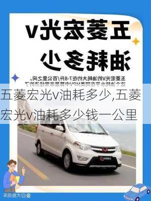 五菱宏光v油耗多少,五菱宏光v油耗多少钱一公里