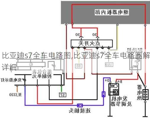 比亚迪s7全车电路图,比亚迪s7全车电路图解详细