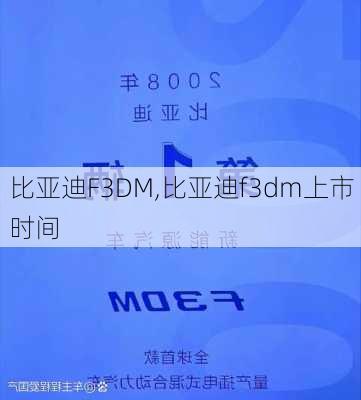 比亚迪F3DM,比亚迪f3dm上市时间