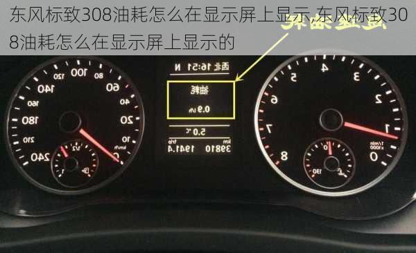 东风标致308油耗怎么在显示屏上显示,东风标致308油耗怎么在显示屏上显示的