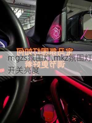 mgzs氛围灯,mkz氛围灯开关亮度